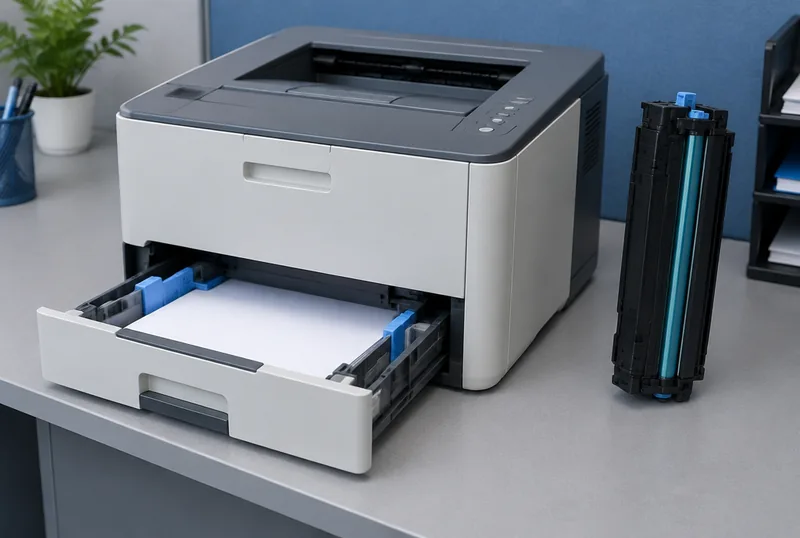 Laserdrucker Toner und Emissionen belasten die Atemluft