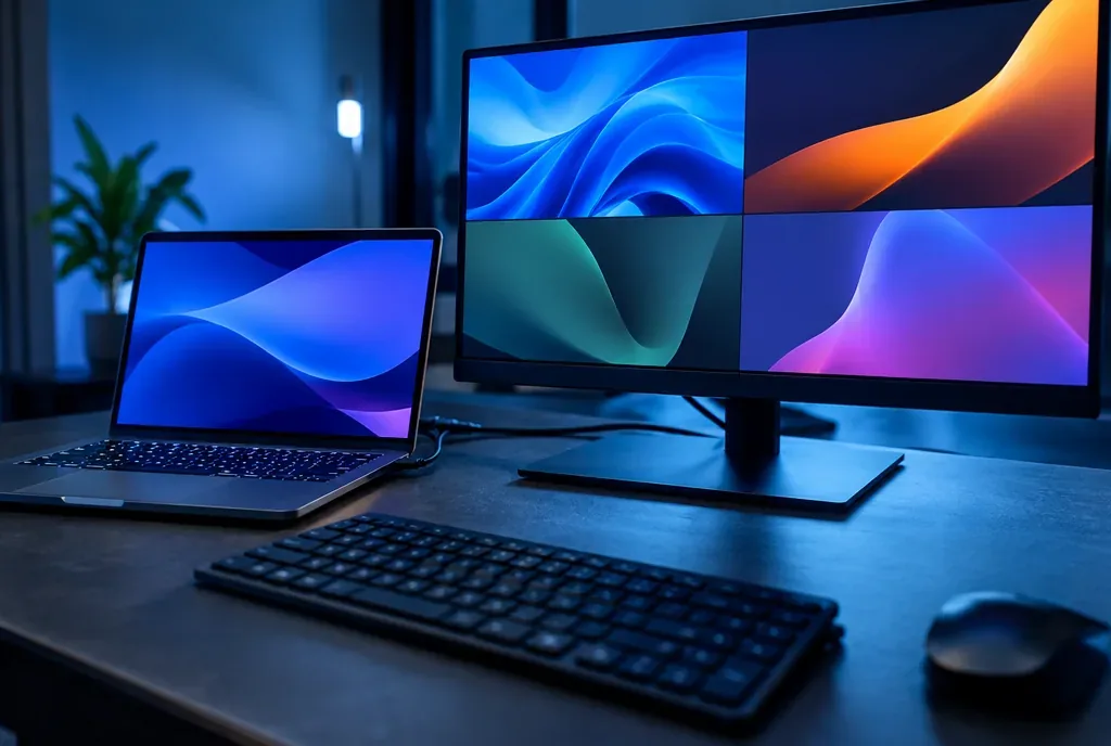 Bildschirm teilen unter Windows: Fenster nebeneinander